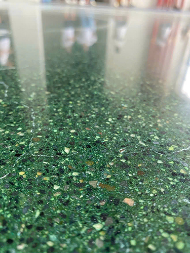 Hình ảnh nhuộm màu sàn