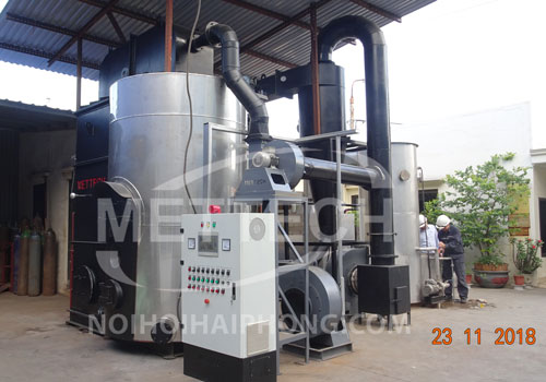 Nồi hơi đốt vải vun