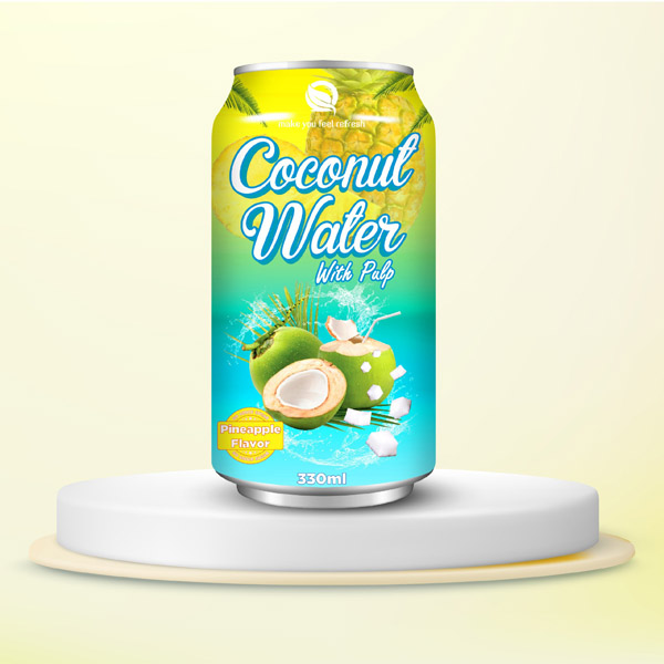 Nước dừa hương dứa 330ml