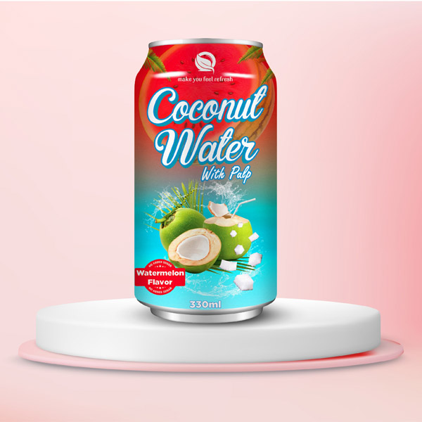 Nước dừa hương dưa hấu 330ml