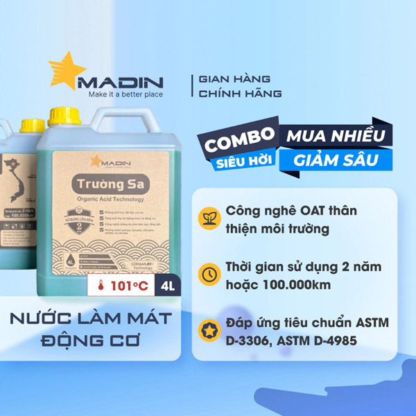 Madin Coolant Trường Sa 4L