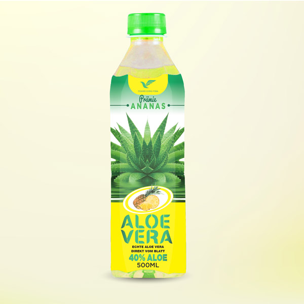 Nước nha đam hương dứa 500ml
