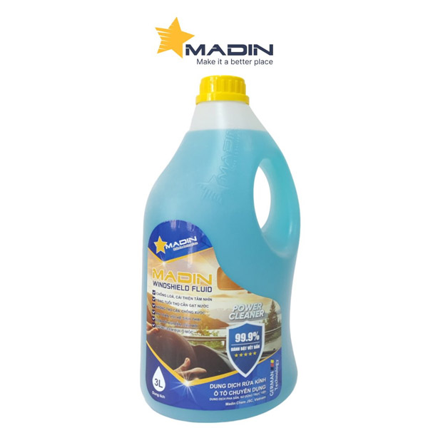 Nước rửa kính ô tô Madin Windshield Fluid 3L