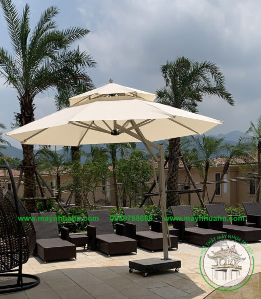 Ô dù lệch tâm khung sắt 3.5m ODL113