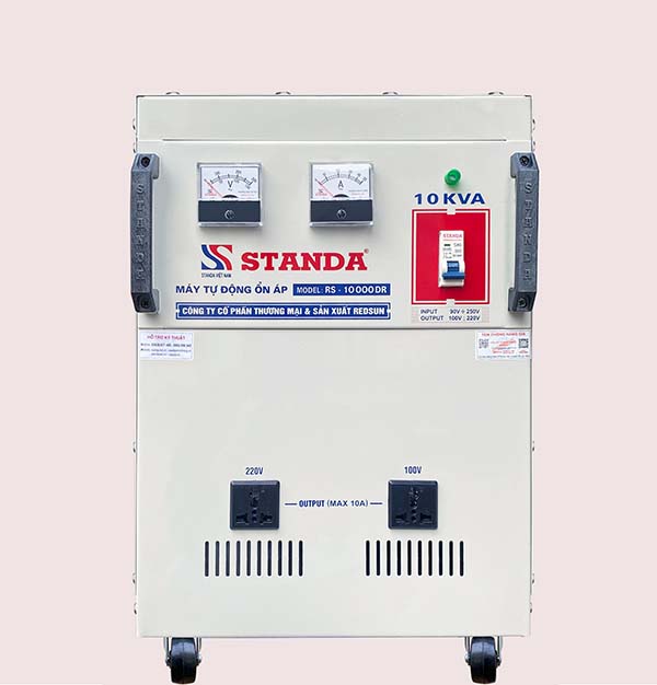 Ổn áp Standa 10KVA dải 90-250V Model RS-10000DR-A