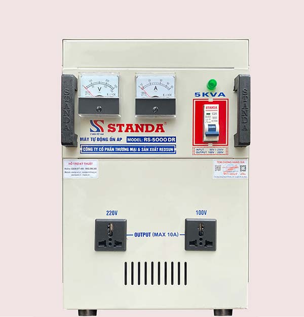 Ổn áp Standa 5KVA dải 90-250V Model RS-5000DR-A