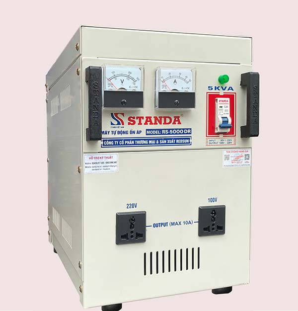 Ổn áp Standa 5KVA dải 90-250V Model RS-5000DR-C