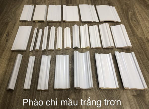 Phào chỉ trắng trơn