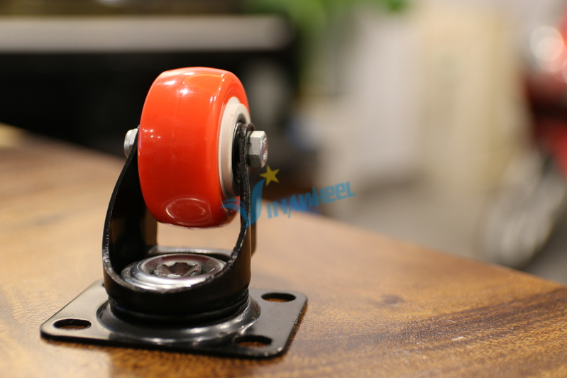Bánh xe đẩy PVC 50mm xoay