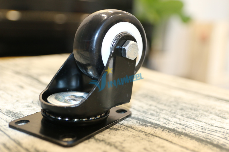 Bánh xe đẩy PVC 50mm xoay