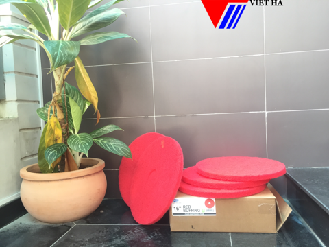 Pad chà sàn màu đỏ 16/17 in