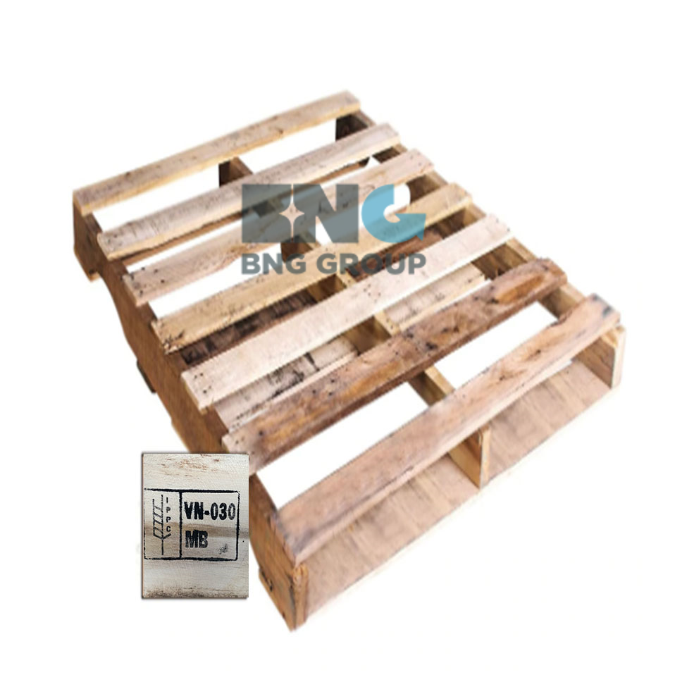 Pallet gỗ xử lý nhiệt tái chế - hạng B