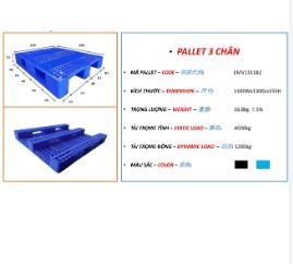Pallet liền khối DHV1311