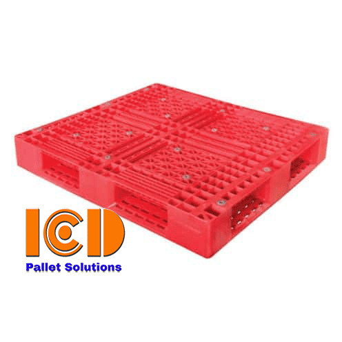 Pallet nhựa PL12-LK 1200x1000x150mm đỏ