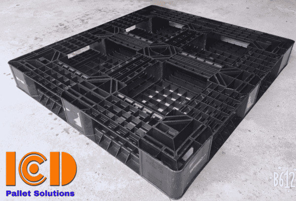 Pallet nhựa cũ ICD KT1200x1100x150mm