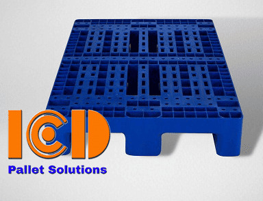 Pallet nhựa lót sàn 1200x1000x78mm màu xanh dương PL03-LS