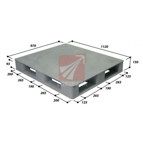 Pallet nhựa mặt bít