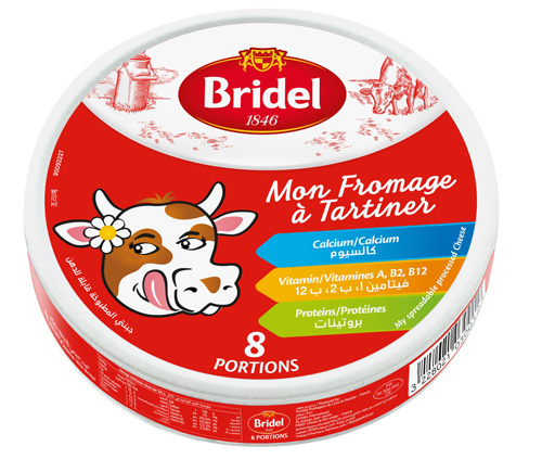 Phô mai 8 miếng Bridel 120g