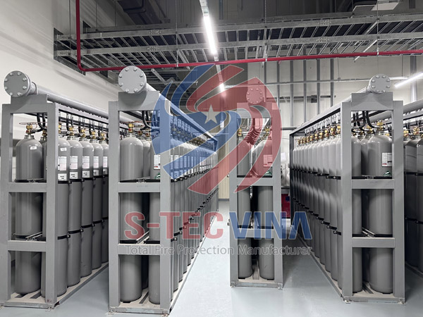 Phòng chứa bình khí IG-100 (N2)