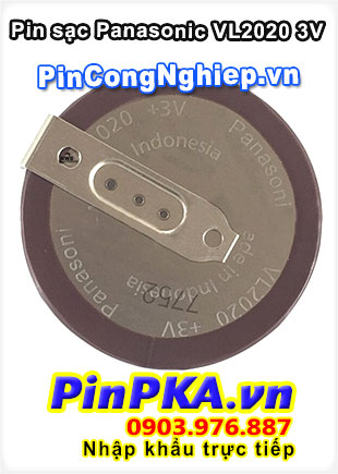 Pin Lithium sạc Panasonic VL2020 3V