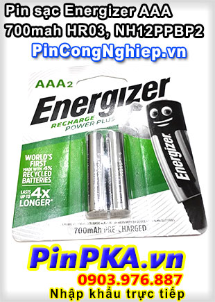 Pin sạc đũa AAA Energizer 700mAh