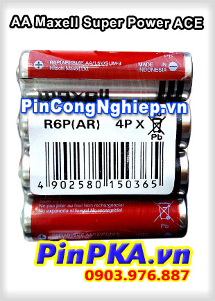 Pin tiểu AA Maxell Super Power ACE RP6 (AR) 4P