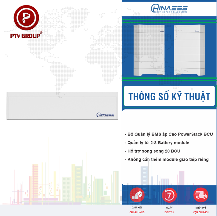 Bộ quản lý BMS áp cao PowerStack BCU