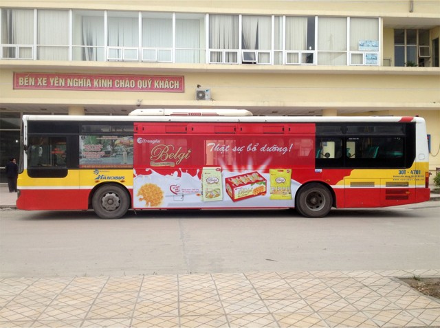 Quảng Cáo Trên Thành Xe Bus