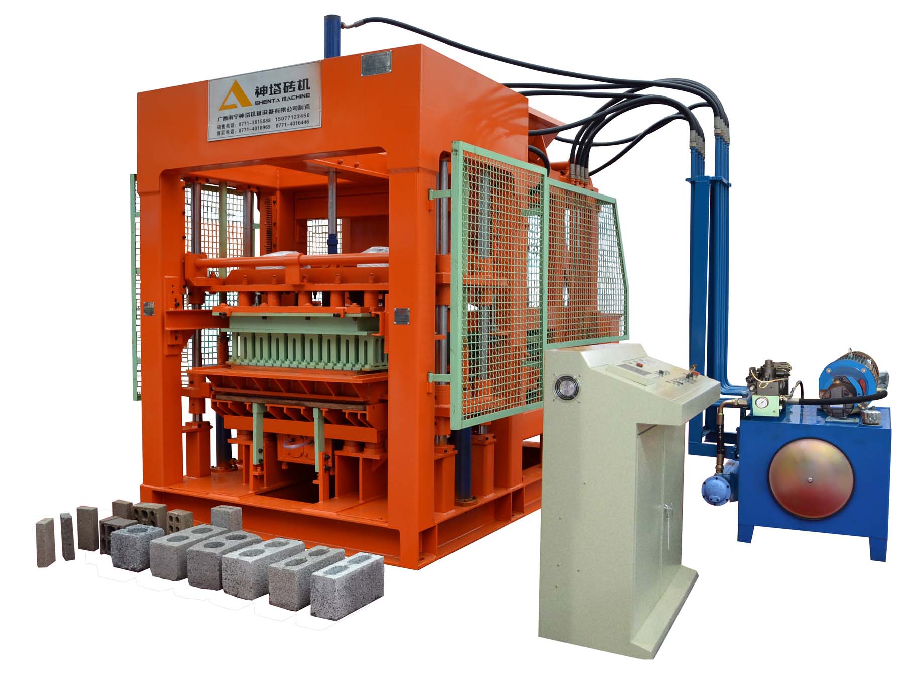 Máy sản xuất gạch QTY10-15A