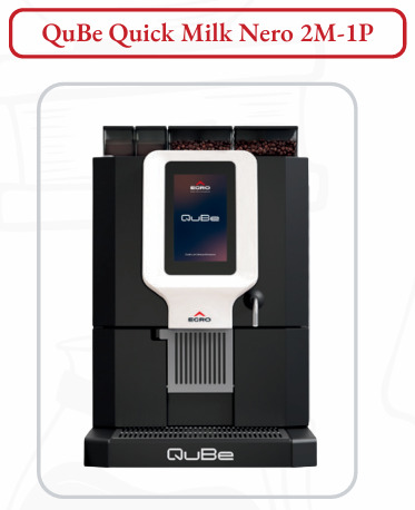 Máy pha cà phê tự động QuBe Quick Milk Nero 2M-1P