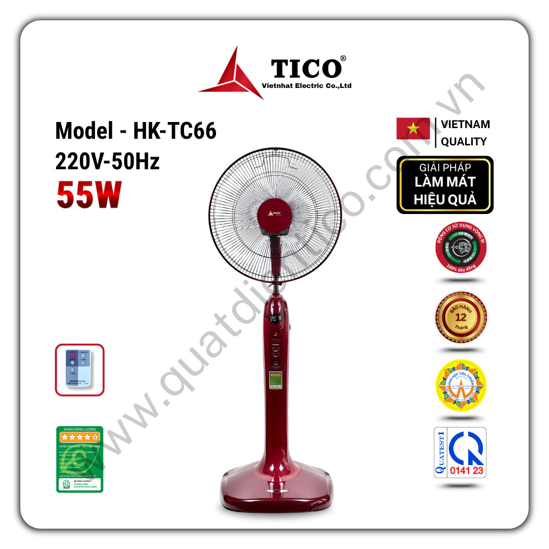 Quạt cây điều khiển HK-TC66
