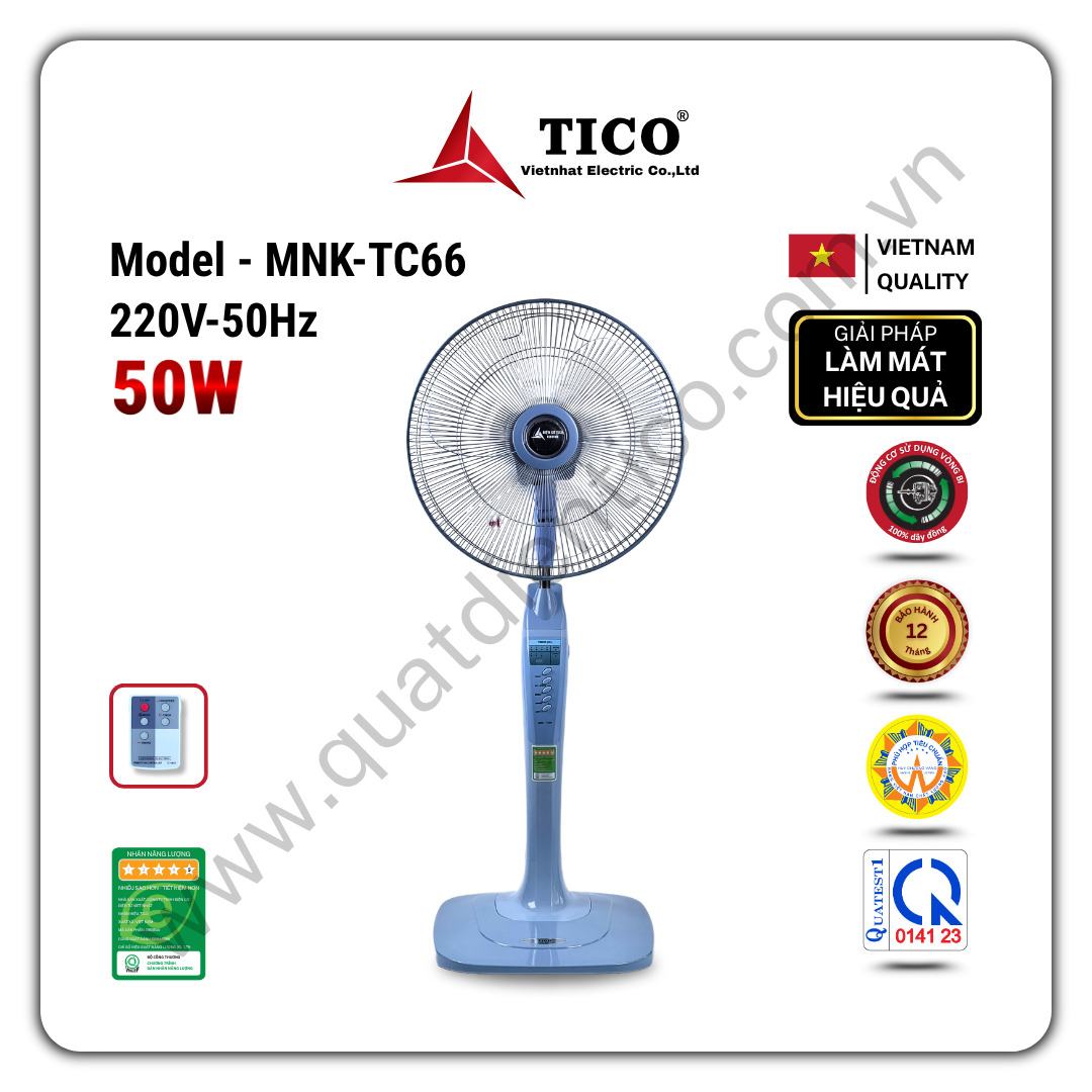 Quạt cây điều khiển MNK-TC66