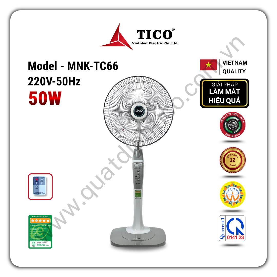 Quạt cây điều khiển MNK-TC66