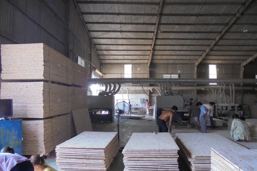 Sản xuất gỗ ghép cao su
