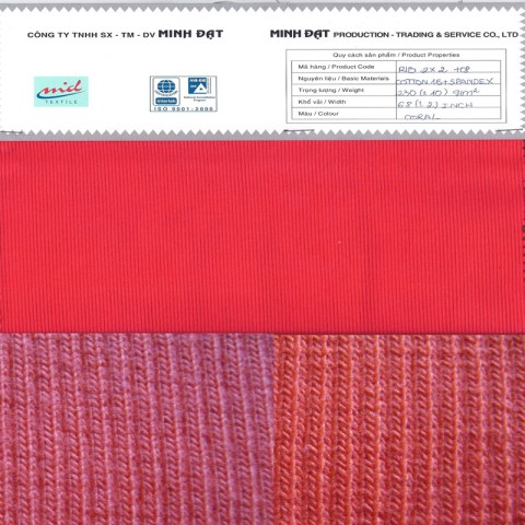 Rib 1X1 Stripes
