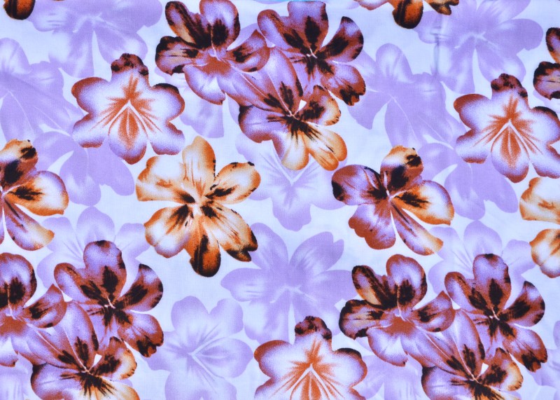 Vải Rayon in hoa