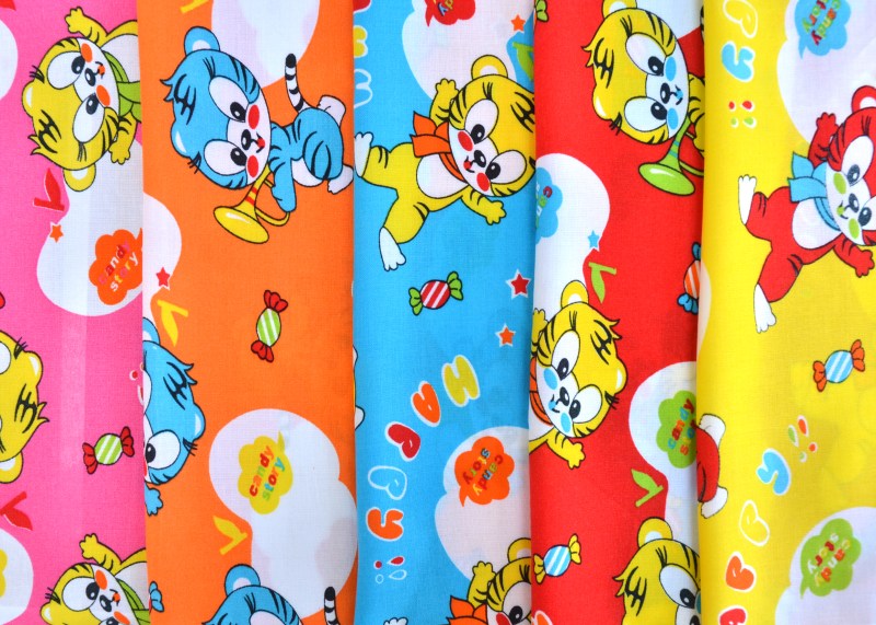 Vải Rayon in hoa