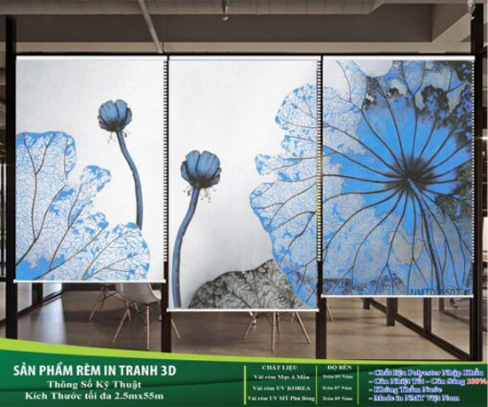 Rèm cuốn tranh CT01