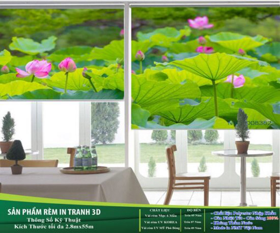 Rèm cuốn tranh CT02