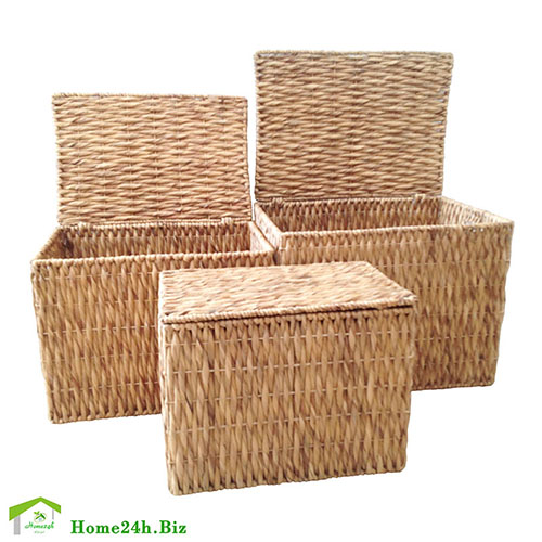 Hộp đựng lục bình màu tự nhiên