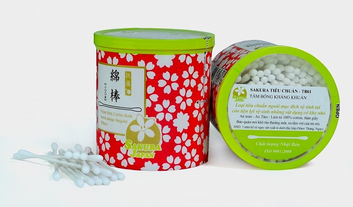 Tăm bông SAKURA tiêu chuẩn