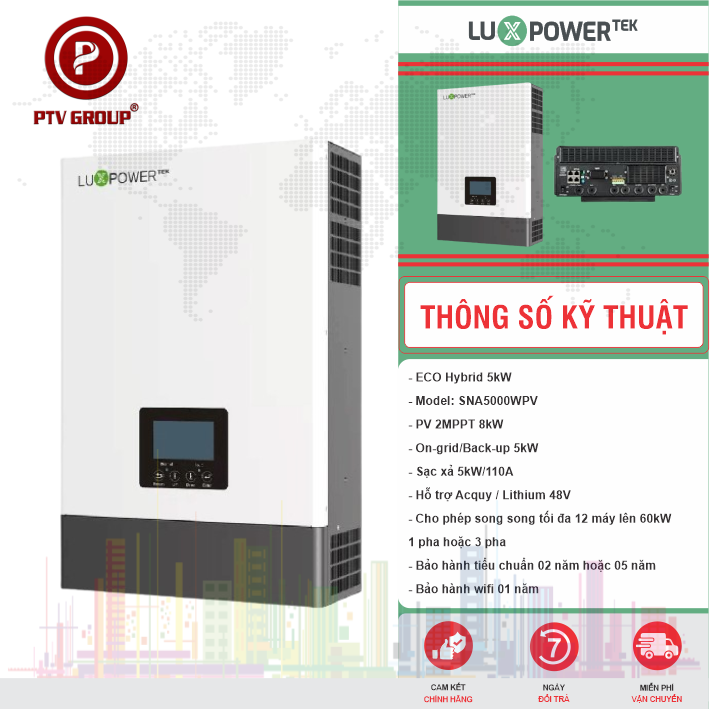 Inverter Hybrid Luxpower SNA 5K