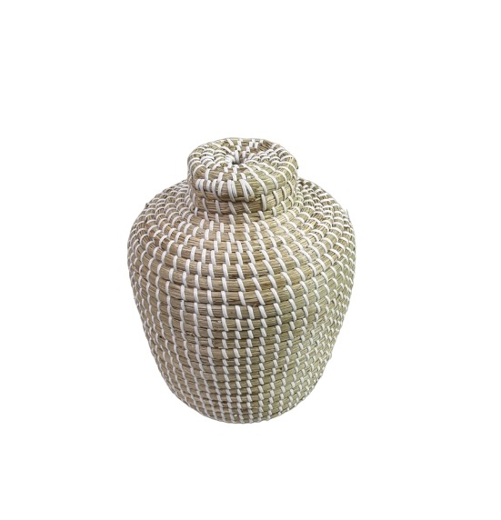 Bình hoa cói trang trí