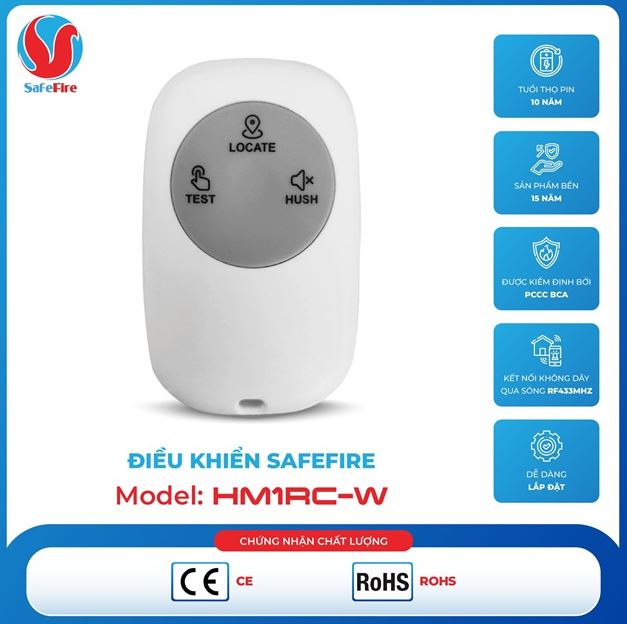 Điều khiển không dây Safefire HM1RC-W
