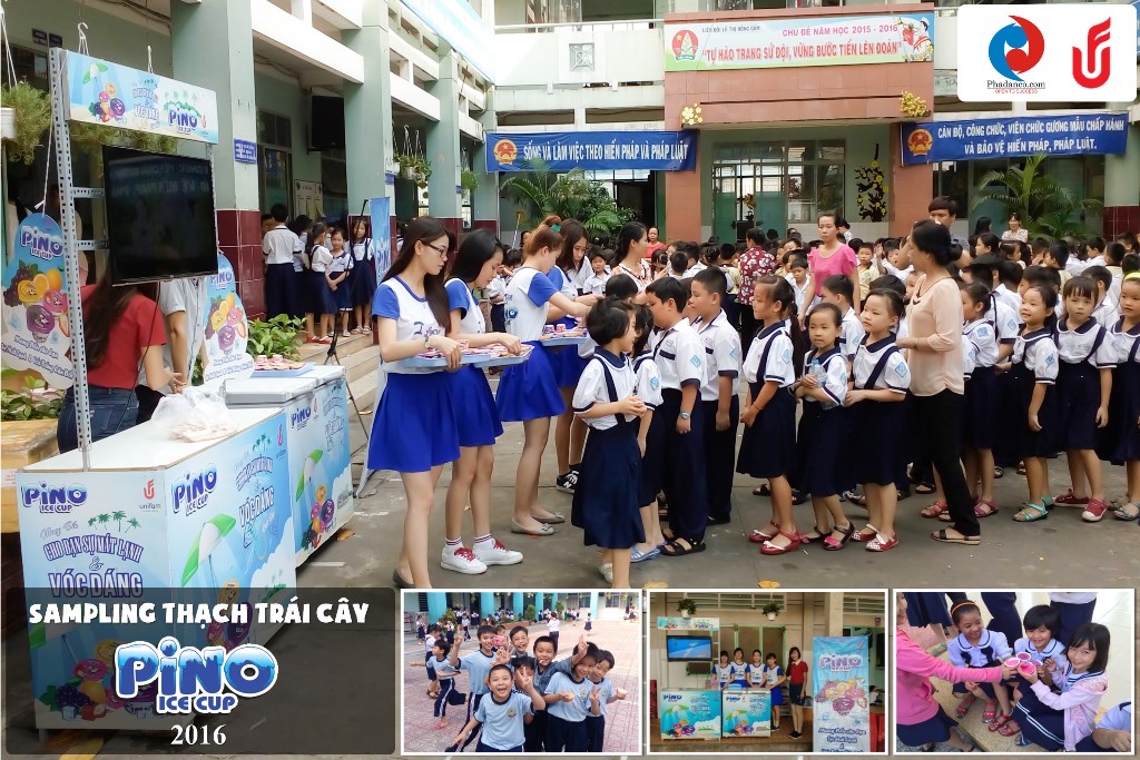 Sampling Thạch trái cây Pino Ice Cup