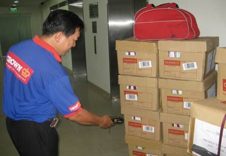 Scan mã vạch thùng hồ sơ