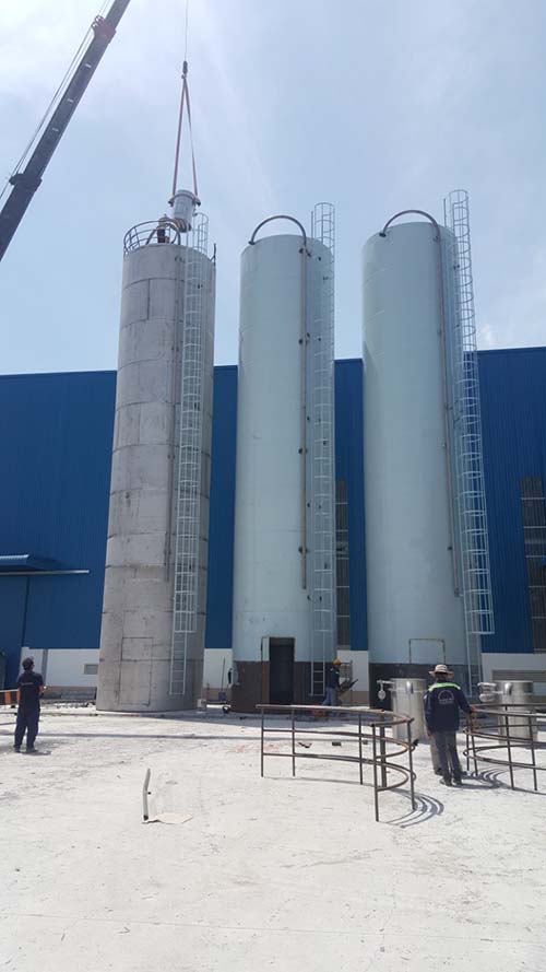 Silo đựng hạt nhựa