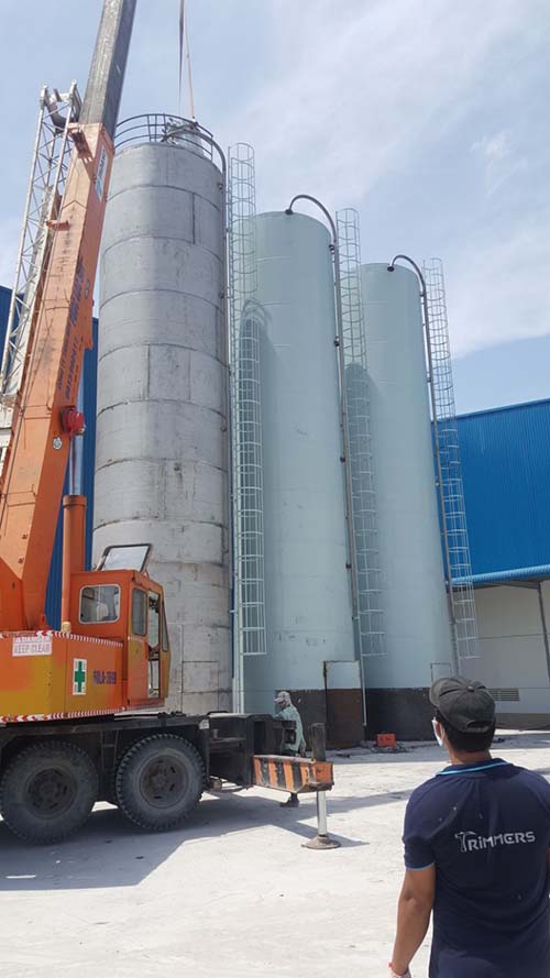 Silo đựng hạt nhựa