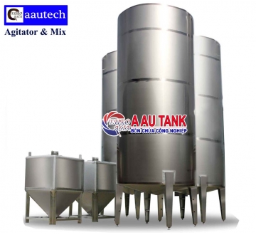 Silo chưa bột lắp phụ kiện