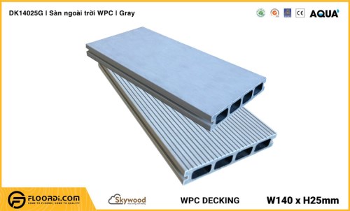 Sàn ngoài trời WPC Gray